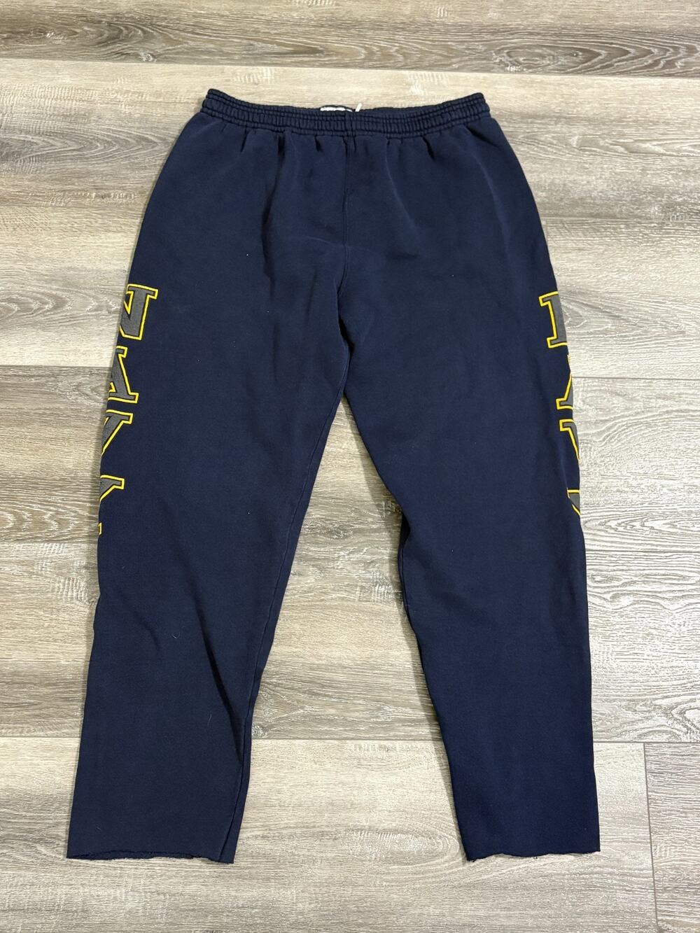 Vintage 90s Soffe U.S. Navy Spellout Sweatpants Retro Military USA - Mens Medium